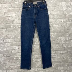 Everlane The High Rise Straight Jean, 26R, EUC
